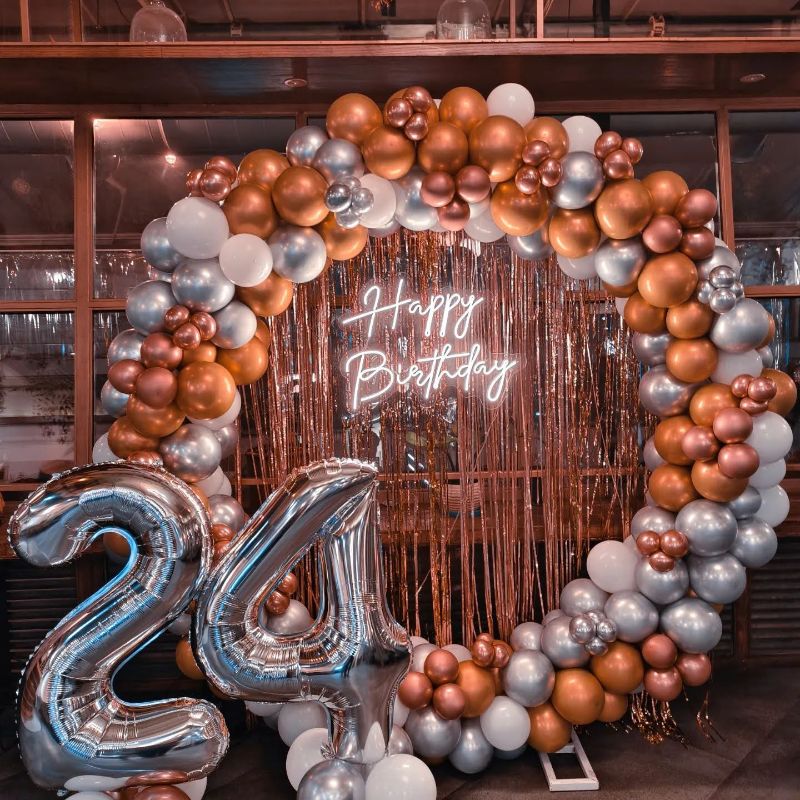 Chrome Balloon Decoration Setup in Greater Noida